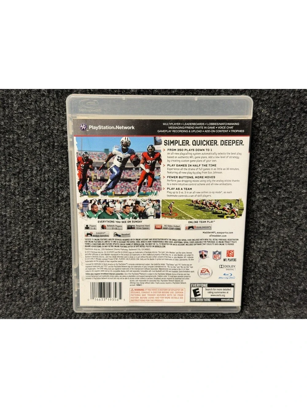Madden NFL 11 - Sony PlayStation 3 PS3 CIB ⭐️GREAT CONDITION⭐️
